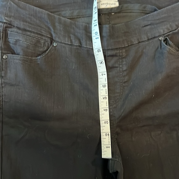 Westbound the high rise fit Stretch Black Jeans Size 16 S - Picture 3 of 7